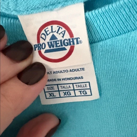 Mossy Oak Fishing Tee Turquoise Graphic Shirt Outdoors Lake Vibe XL - Picture 5 of 6